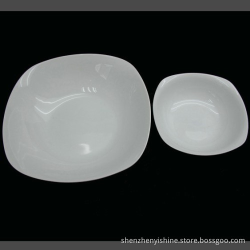 Porcelain Ceramic Square Salad Bowl (YSWD003)